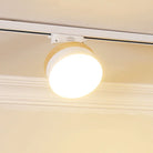 12W Nordic Wooden LED Track Light - COB Ceiling Spotlight for Home and Store Decor 1 Piece White Body / 3 Color ceiling