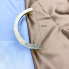 Round Hammered Brass Wardrobe Handles – Modern Knobs for Drawers Dressers and Cabinets (Circle & Semi-Circle)