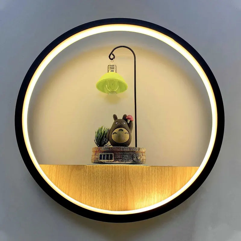 Dlight Decor Minimalist Cartoon Wall Light for Kids 2 / 30x30x7.5 / Cool White(5500-7000K)|16-20W Wall Art