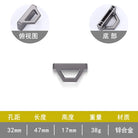 Gold and Pearl Grey Cabinet Handles - Modern Zinc Alloy Pulls for Kitchen and Furniture Pearl Grey 32mm Handles