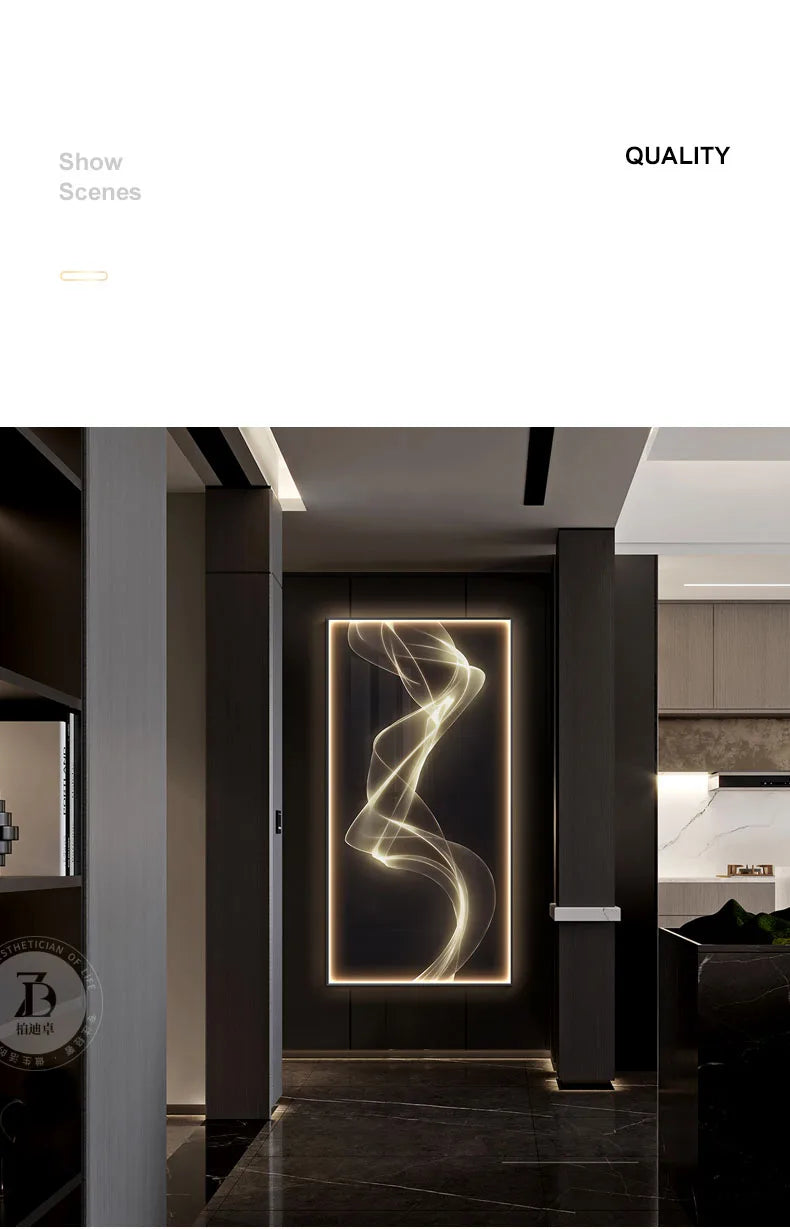 Dlight Decor Linear Wall Lamp for Modern Interiors Wall Art