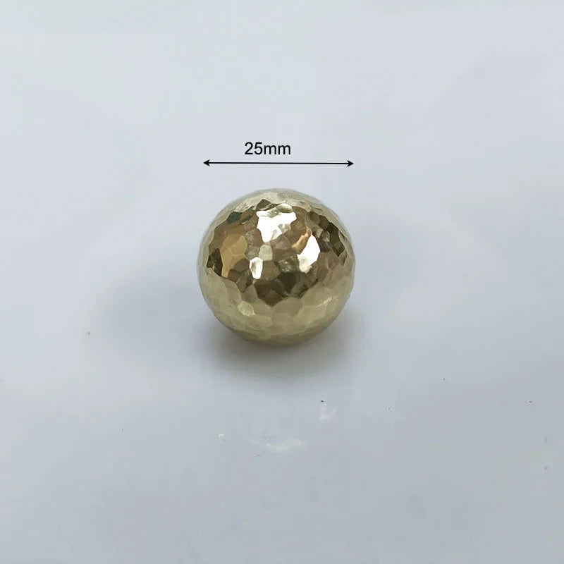 Brass Ball Cabinet Knobs – Modern Wardrobe Handles and Dresser Pulls TB-0701-25 / 1 piece Knob