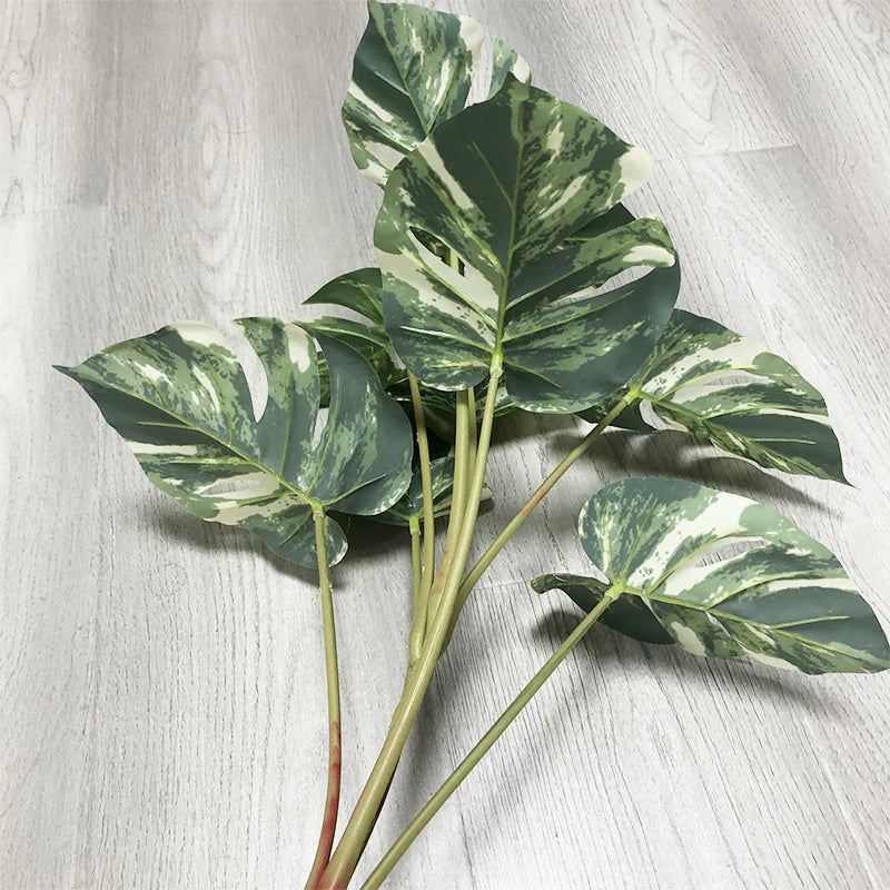 Dlight Decor 90cm Monstera Branch with Tropical Turtle Leaves A