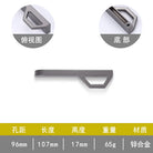 Gold and Pearl Grey Cabinet Handles - Modern Zinc Alloy Pulls for Kitchen and Furniture Pearl Grey 96mm Handles