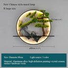 Dlight Decor Chinese Landscape LED Wall Glow Style B D80cm / 220V / CHINA|3 colors Wall Art