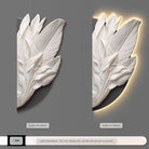 Dlight Decor Feather Mural LED Light for Entry Walls C / 60x120 Wall Art