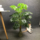 Dlight Decor White Monstera Palm for Bold Floor Styling