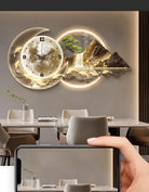 Dlight Decor Nordic Clock Wall Art for Modern Homes Wall Art