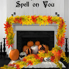 Dlight Decor 200cm Fall Maple Leaf Garland for Autumn and Halloween Decor