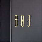 Solid Brass Alphabet Letters and Numbers – Adhesive DIY Door Decor for Home Hotel and Baby Names Brass Letters