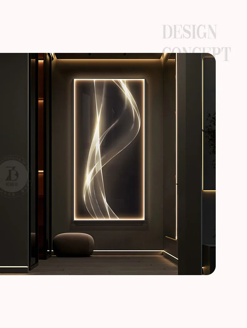 Dlight Decor Linear Wall Lamp for Modern Interiors Wall Art