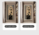 Dlight Decor Crystal Wall Art Glow Lamp for Interiors Wall Art