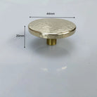 Hammered Brass Cabinet Handles – Light Gold Wardrobe Knobs and Drawer Pulls for American/Nordic Furniture TS0501 1.7