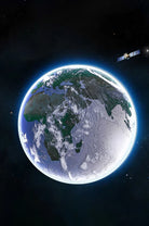 Dlight Decor Planet Mural Wall Light for Interiors Wall Art