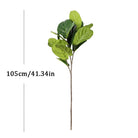 Dlight Decor 113cm Tropical Ficus Tree with Rubber Style Leaves 105cm 3 Forks