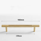 Brass Textured Cabinet Handles – Knurled Wardrobe Pulls and Drawer Knobs for Chest Drawers 9005-165 Handles