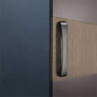 Modern Minimalist Pearl Black Cabinet Handles – European Style Wardrobe and Drawer Pulls Handles