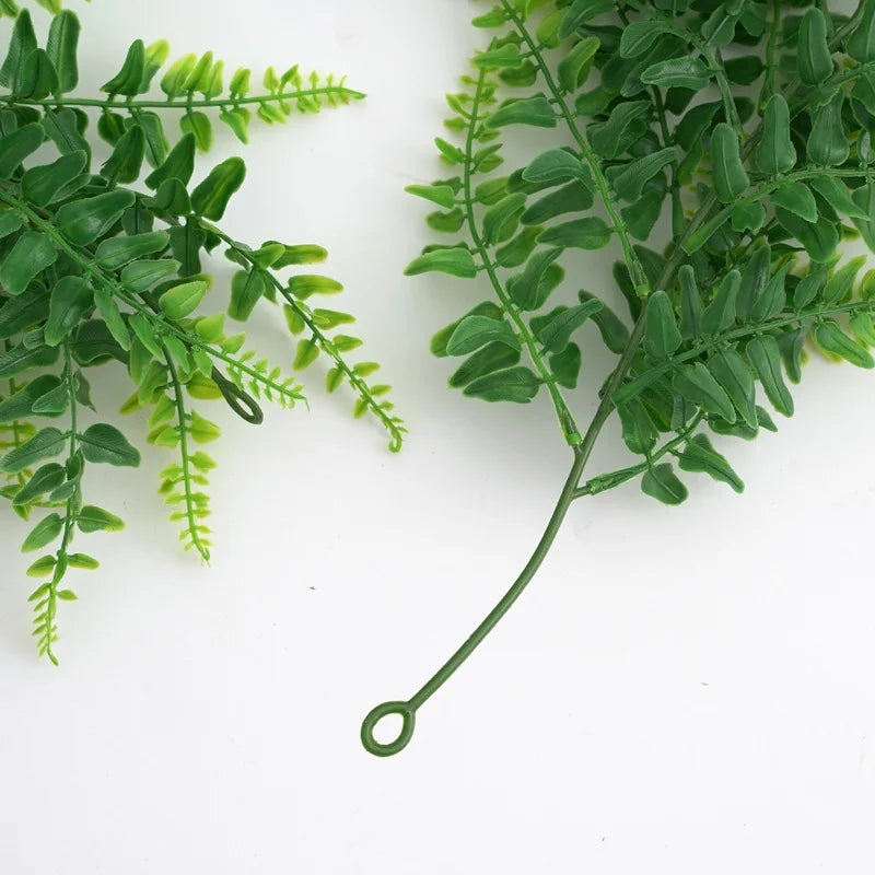 Dlight Decor 175cm Tropical Fern Vine Hanging Plant for Home and Garden Wall Decor