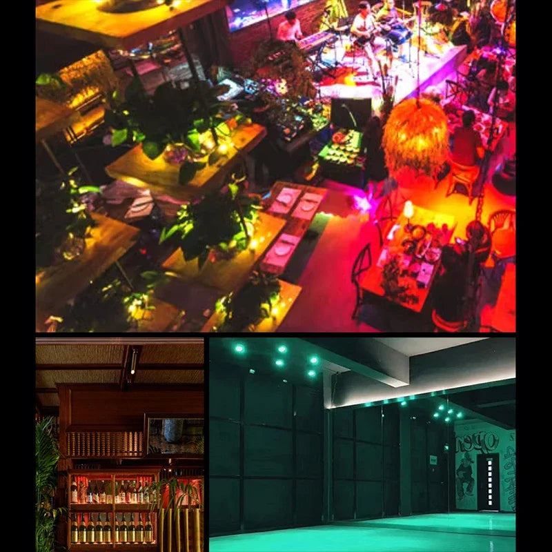 RGB LED Track Light - 16 Colors Stage Lighting Fixture for Neon Bar and KTV Decor ceiling light