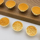 Brass and Red Copper Hammered Cabinet Knob – Modern Kitchen Drawer and Dresser Pull Handle Knob