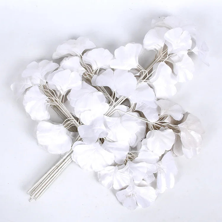 Dlight Decor Ginkgo Branches for Elegant Floral Styling White