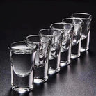Dlight Decor 6pc 15ml Shot Glass Set – Thick Bottom Mini Liquor Cups 6pcs / 15ml
