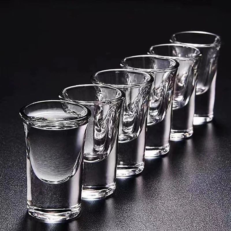 Dlight Decor 6pc 15ml Shot Glass Set – Thick Bottom Mini Liquor Cups 6pcs / 15ml
