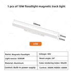 Modern Magnetic Track Lights - Embedded LED Spotlight Downlight 1 pcs 10W Floodlight / Warm light 3000K ceiling light
