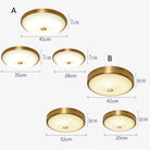 Contemporary Round Glass Shade Ceiling Lights - Led Lighting For Living Rooms Bedrooms Restaurants