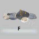 Dlight Decor 3D Nine Fish Wall Lamp Mural Art F / 100x35cm Wall Art