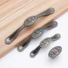 Antique Bronze Cabinet Handles - Vintage Zinc Alloy Drawer Pulls for Furniture Handles