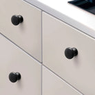 Modern Zinc Alloy Drawer Knobs - Single Hole Cabinet Handles for Dresser and Shoe Cabinets Knobs