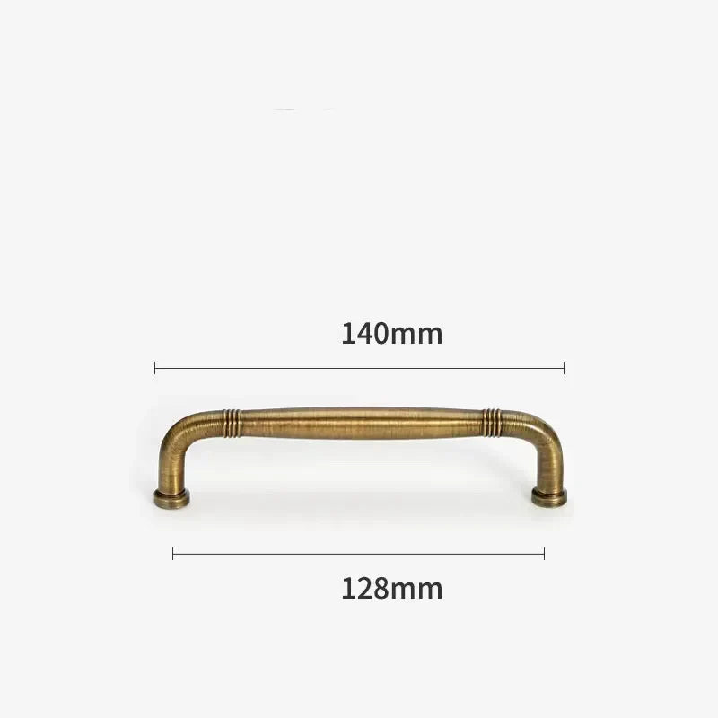 Bronze Cabinet Handles – Antique Furniture Pulls for Wardrobe Vintage Drawer and Cupboard 140mm Handles