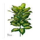 Dlight Decor Tropical Plant Branch for Home and Garden Display 70cm-huangxin
