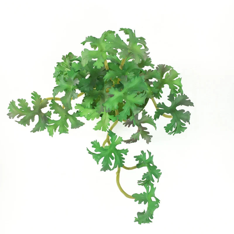 Dlight Decor 15cm Lucky Grass Foliage Bouquet for Home and Bonsai Decor