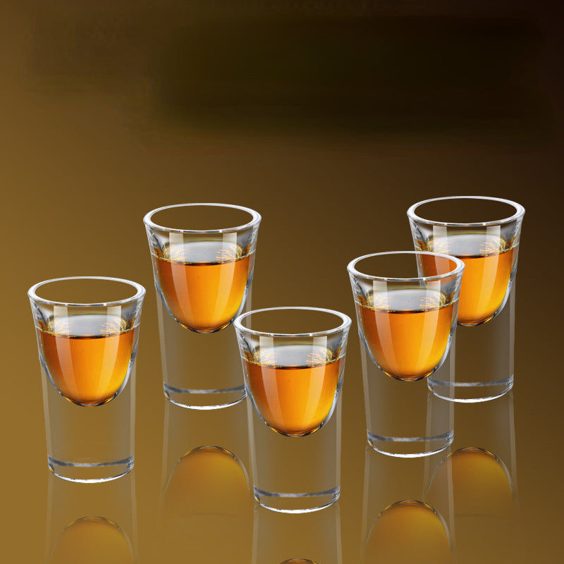 Dlight Decor 6pc 15ml Shot Glass Set – Thick Bottom Mini Liquor Cups 6pcs / 15ml