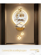 Dlight Decor Elk Mural LED Wall Light Pendant Wall Art