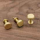 Brass Cabinet Handle and Hook – Gold Knob for Furniture Wardrobes and Towel Holders knob