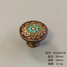 Ethnic Style Brass Art Handles – Vintage Cabinet and Drawer Pulls with Nepalese Craftsmanship FE2037B / 12XL Handles