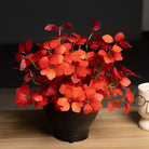 Dlight Decor 33cm Four Leaf Clover Plant with Bell Tree Leaves for Home and Party Decor