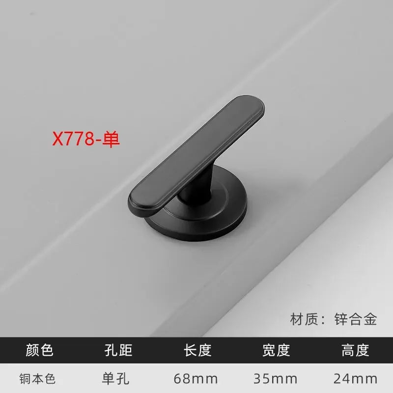 Modern Gold Kitchen Cupboard Drawer Handles – Chinese Style Decorative Knobs X778-Pearl Grey Handles