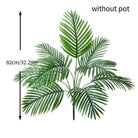 Dlight Decor 85cm Tropical Palm Banana Tree Branch with Monstera Leaves