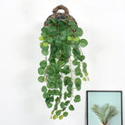 Dlight Decor 64cm Hanging Eucalyptus Vine with Apple Leaves