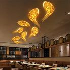 Dlight Decor Japanese Fish Wall Lamp Sculpture Wall Art