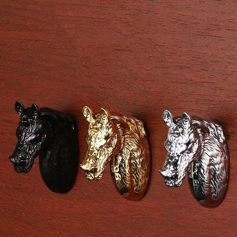 Creative Horse Head Cabinet Knobs Knobs