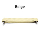 Vintage Leather Furniture Handle – Soft Suitcase-Style Drawer Pulls for Cabinets and Chests Beige Handles
