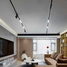 LED Embedded Magnetic Track Light - 6W/12W/18W/24W Folding Grille Spotlight ceiling light