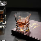 Dlight Decor 310ml Square Glass with Ice Cube Base 310ml / 1pcs Cocktail Glasses