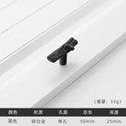 Antique Tree Pole Kitchen Drawer Handles - Zinc Alloy Cabinet Knobs in Bronze Gold and Black Black T Handles