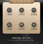 Dlight Decor Silent LED Wall Clock in Nordic Style wall Art